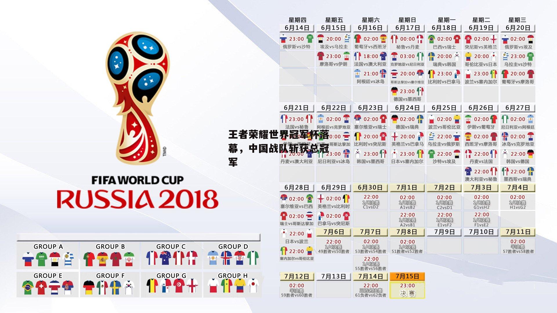 王者荣耀世界冠军杯落幕，中国战队斩获总冠军|江南体育官网